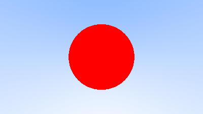 a red sphere